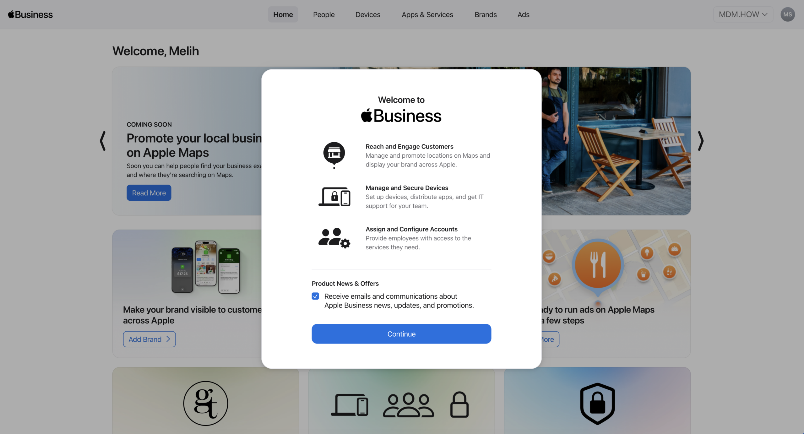 HOŞ GELDİN APPLE BUSINESS